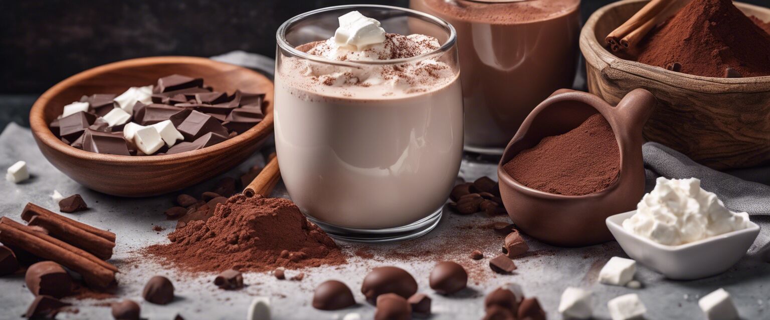 Chocolademelk ingredients