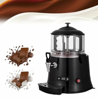 Chocolade dispenser met chocoladestukjes