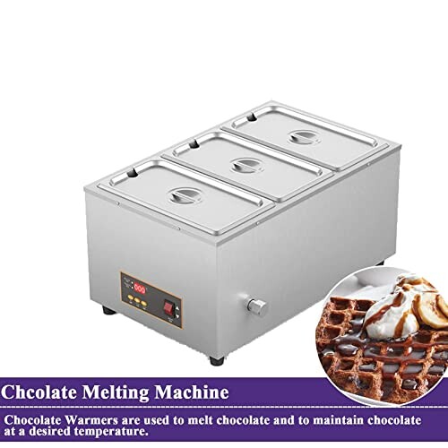 Machine om chocolade te smelten met wafels