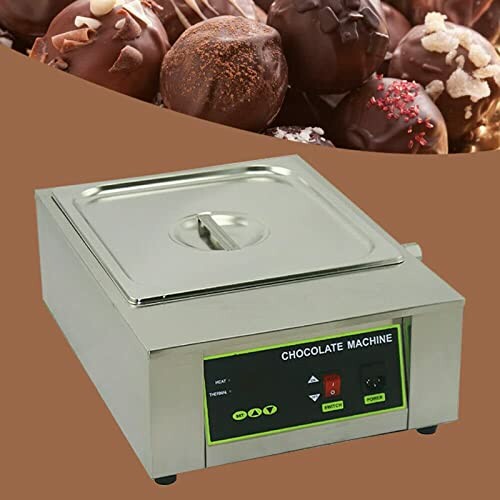 Chocolade machine voor het smelten van chocolade