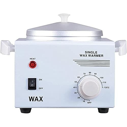 Witte elektrische waxverwarmer met temperatuurregelaar